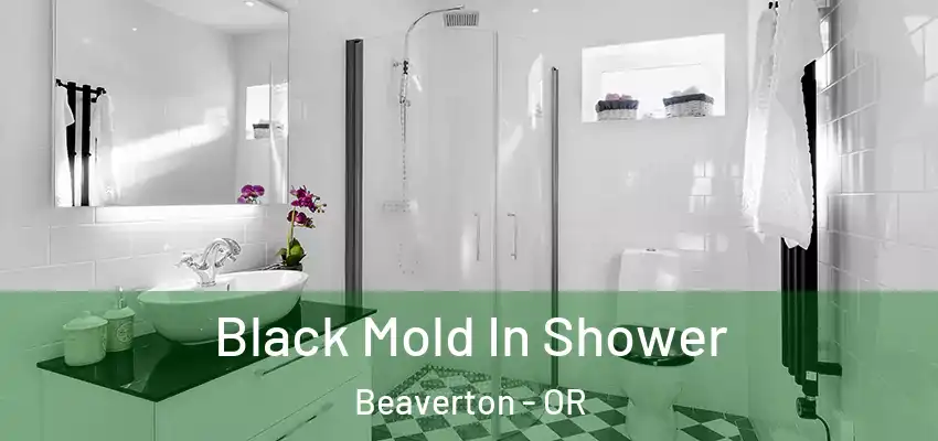  Black Mold In Shower Beaverton - OR