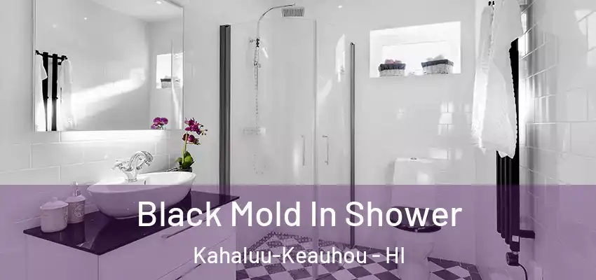  Black Mold In Shower Kahaluu-Keauhou - HI