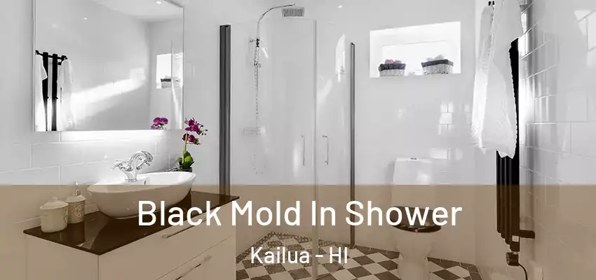  Black Mold In Shower Kailua - HI