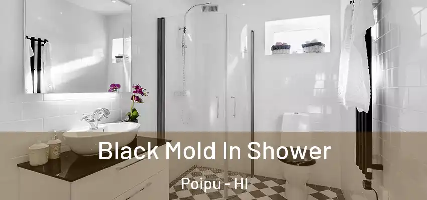  Black Mold In Shower Poipu - HI