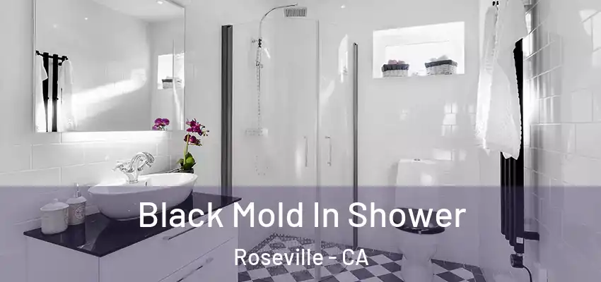 Black Mold In Shower Roseville - CA