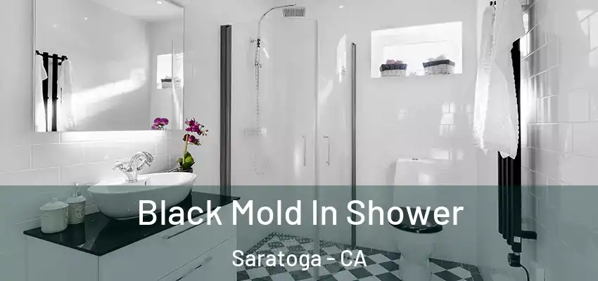  Black Mold In Shower Saratoga - CA
