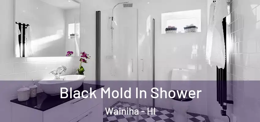  Black Mold In Shower Wainiha - HI